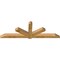 Ekena Millwork Kennewick Rough Sawn Timber Gable Bracket, Western Red Cedar, 108"W x 36"H x 6"D x 6"F, 8/12 Pitch GBW108X36X0606KEN00RWR - alternate 1